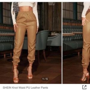 Shein leather pants